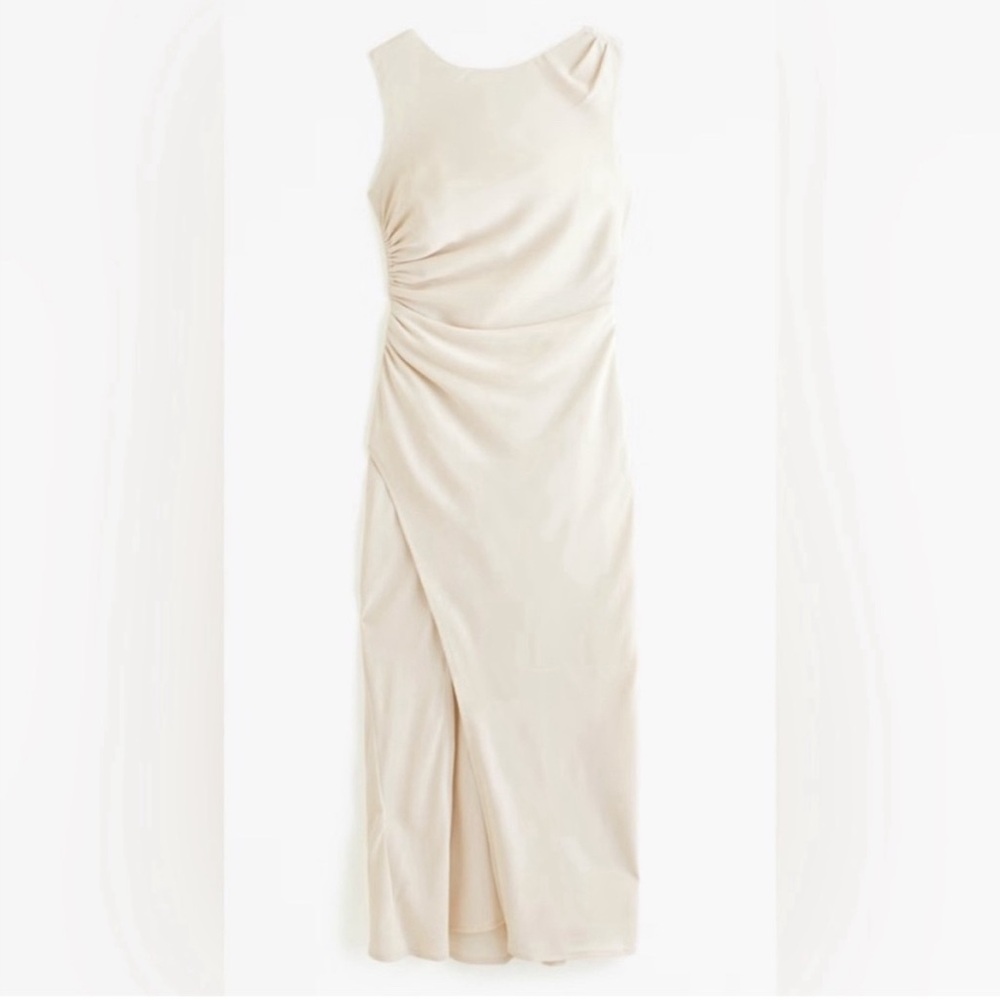 Abercrombie & Fitch Draped High Neck Shell Midi Dress - only worn once